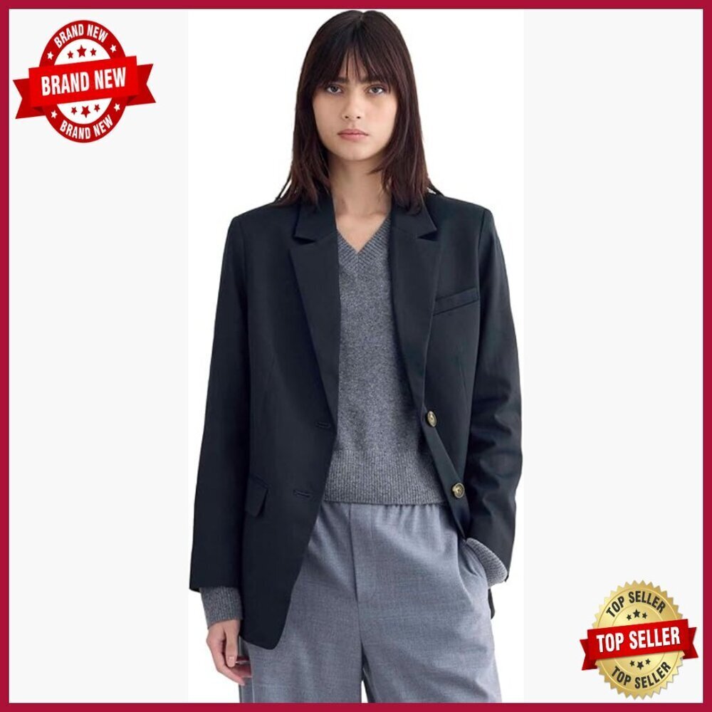 Oversized Blazer in Buttersmooth Fabric, Relaxed Fit, Versatile Layering Piece